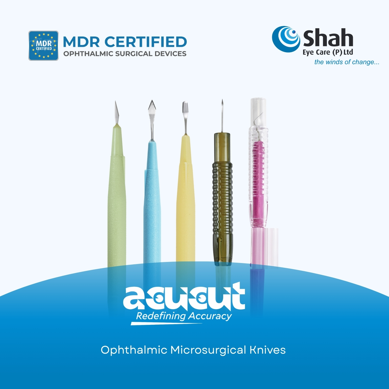 MDR Certified Ophthalmic Microsurgical Knives